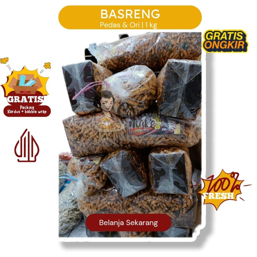 

BASTIK PEDAS & ORIGINAL BALL 2KG/ CAMILAN MAK'E/ BASRENG PEDAS/ BASRENG DAUN JERUK/ BAKSO GORENG/ BAKSO STIK GORENG/ JAJANAN PEDAS GROSIR