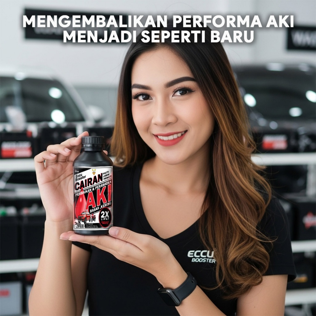 EccuBooster Air Aki & Vitamin Aki – Perawatan & Perbaikan Aki Basah/Kering Motor Mobil