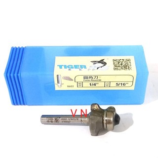 Mata Router Round Over Bit 4 mm ( 1/4×5/16×R 3.96mm )/ Profil Router Bit Tiger