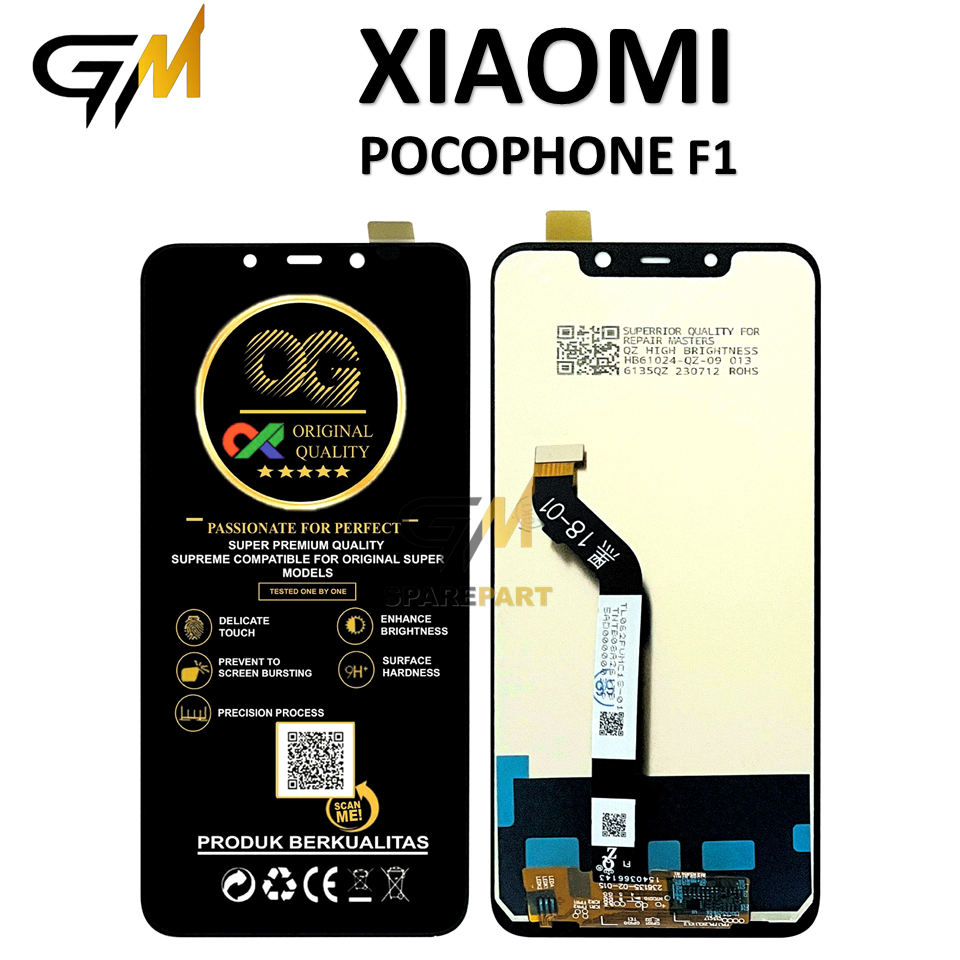 LCD TOUCHSCREEN XIAOMI POCOPHONE F1 COMPLETE ORIGINAL 100% FULLSET