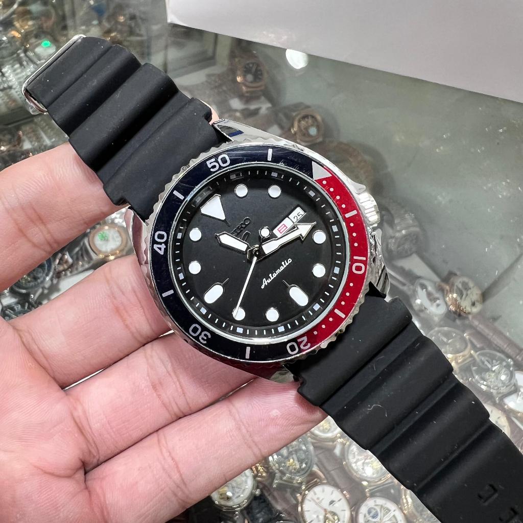 Jam Tangan SEIKO Tali karet | Jam Seiko Automatic Tanpa Baterai | Seiko 5 | Seiko Rubber Hari Tangga