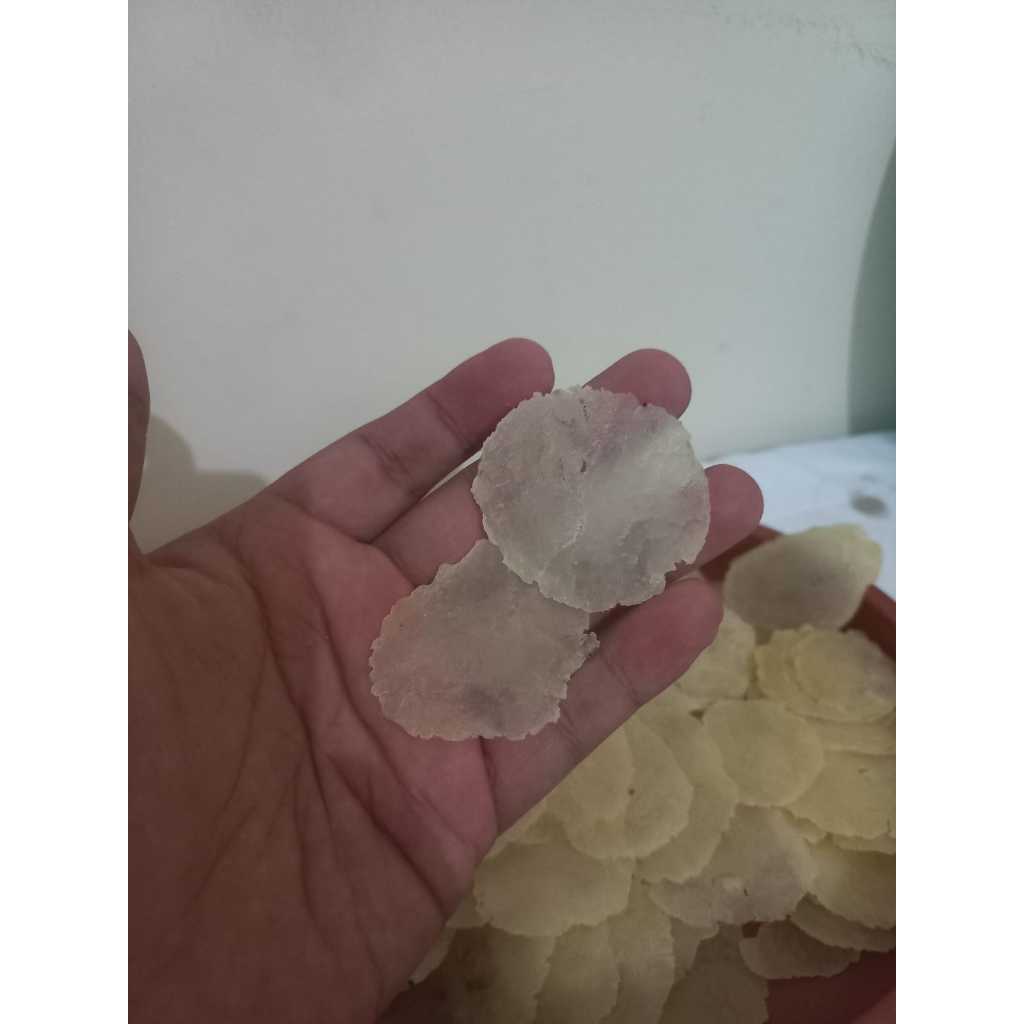 Emping Melinjo Mentah Super Tipis 1kg Emping Melinjo Mentah Asli kebumen