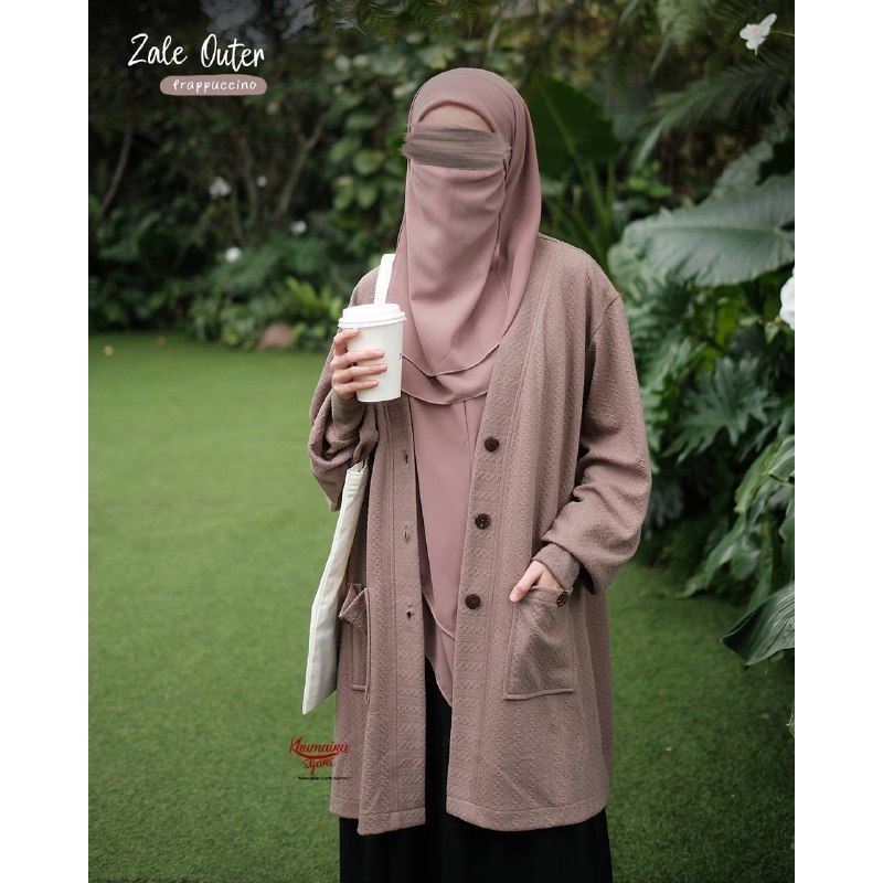 [READY] ZALE OUTER BY KHUMAIRA SYARI/ OUTER SYARI CANTIK/ OUTER KEKINIAN/ OUTER MANIS/ JAKET WANITA 