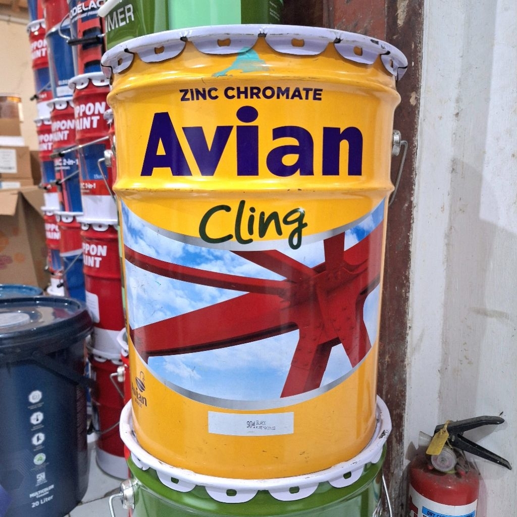 Avian Cling Zinc Chromate Pail 20kg / cat dasar meni besi anti karat