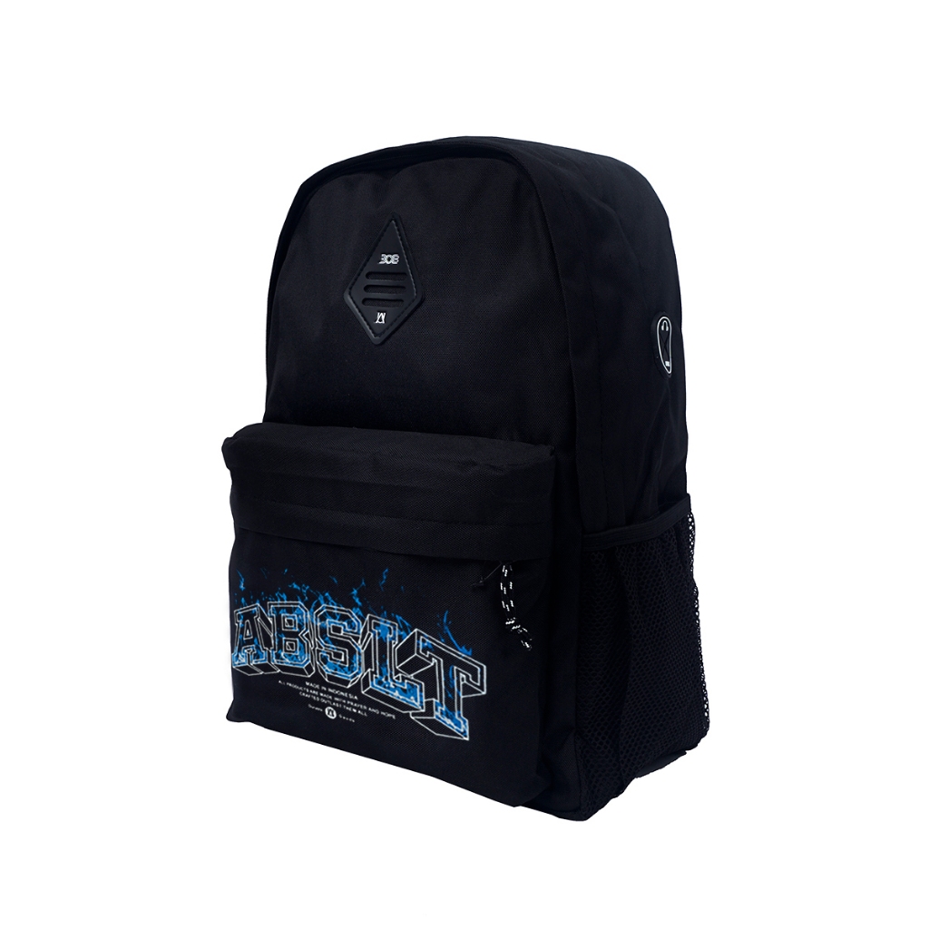 PREMIUM 308 ABSLTUNSCRD - BACKPACK / TAS RANSEL BAG LAPTOP ABSLT BLUE FIRE - BLACK