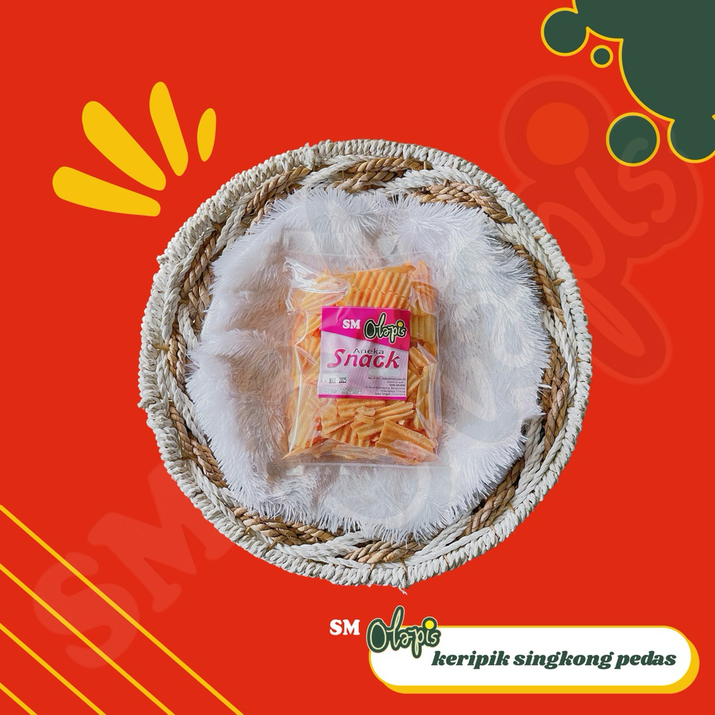 

KERIPIK SINGKONG BALADO PEDAS ENAK