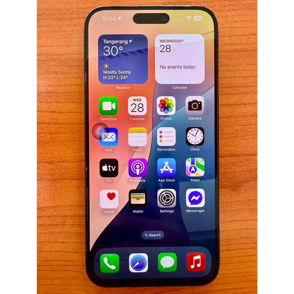 Apple iPhone 15 ProMax 512 Gb Warna Blue Titanium Full Original belum Pernah service belum Pernah bo