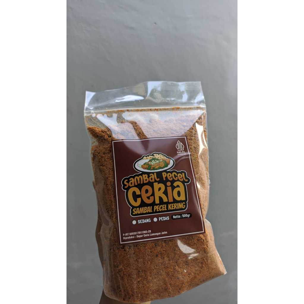 

SAMBAL PECEL SANGRAI / BUMBU PECEL SANGRAI KERING CAP CERIA /SAMBALPECEL SANGRAI/HEALTHY/SAMBAL PECEL KHAS BLORA