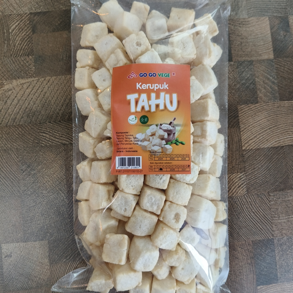

Aneka Kerupuk Go Go Vege - Tahu / Jengkol / Kedelai / Jamur / Kentang/ CumCum / Tempe