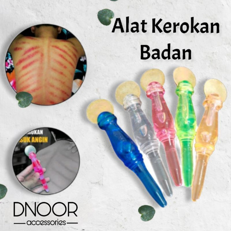 DNOOR Alat Kerikan Koin & Totok 2in1 Kerokan Masuk Angin / Alat Kerokan Masuk Angin