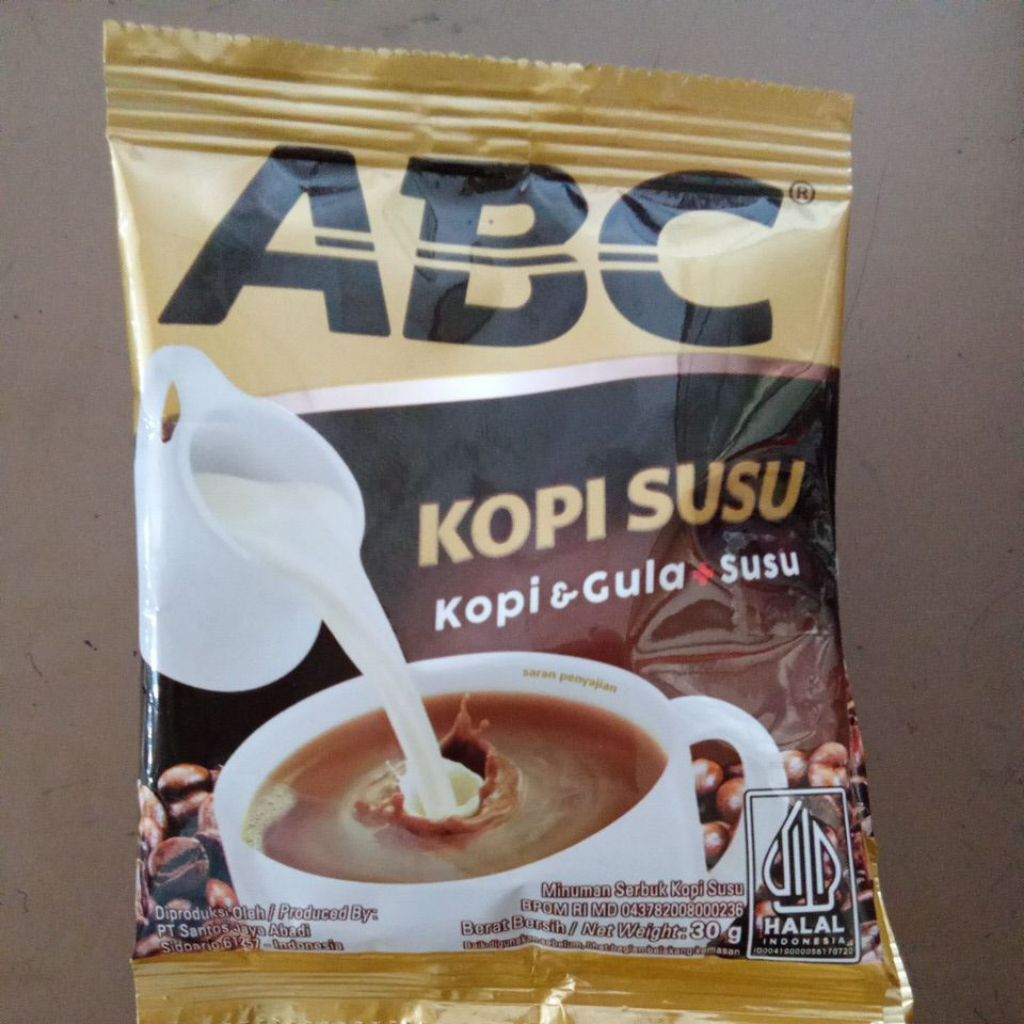 

ABC Kopi Susu 30gr Renteng Isi 10 Sachet