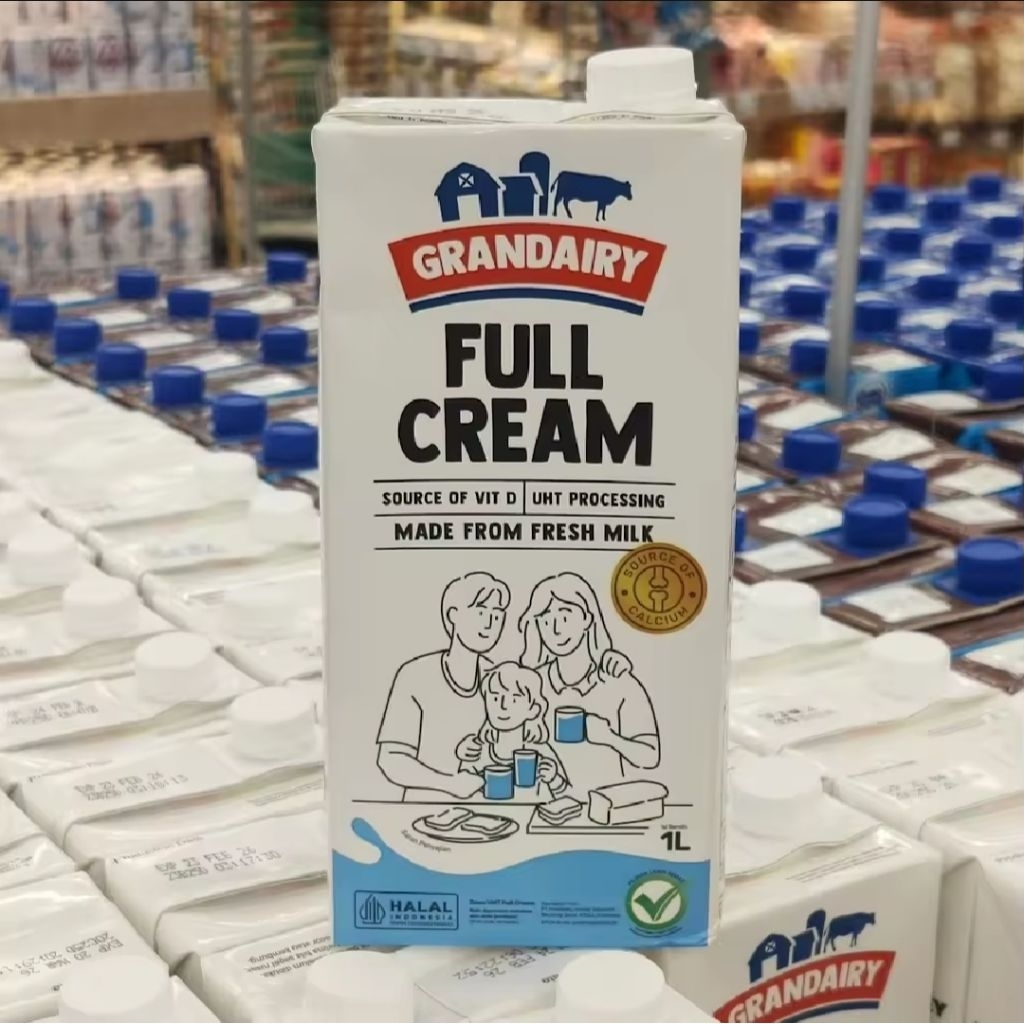

GRANDAIRY FULL CREAM & COKLAT 1 LITER