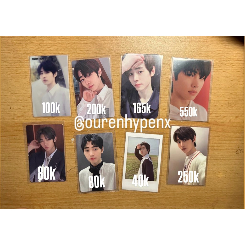 Pc ENHYPEN Sunghoon bdo bdc border hakanai neck pillow uniform