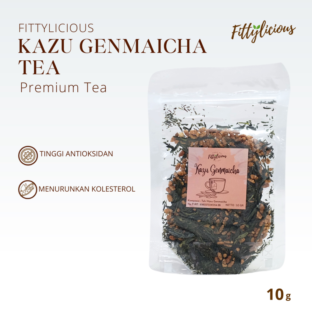

Kazu Genmaicha Tea 10gr / Teh Kazu Genmaicha 10gr