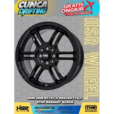 Velg racing HSR R17 baut 4 Velg mobil Xenia avanza city mobilio freed ring 17