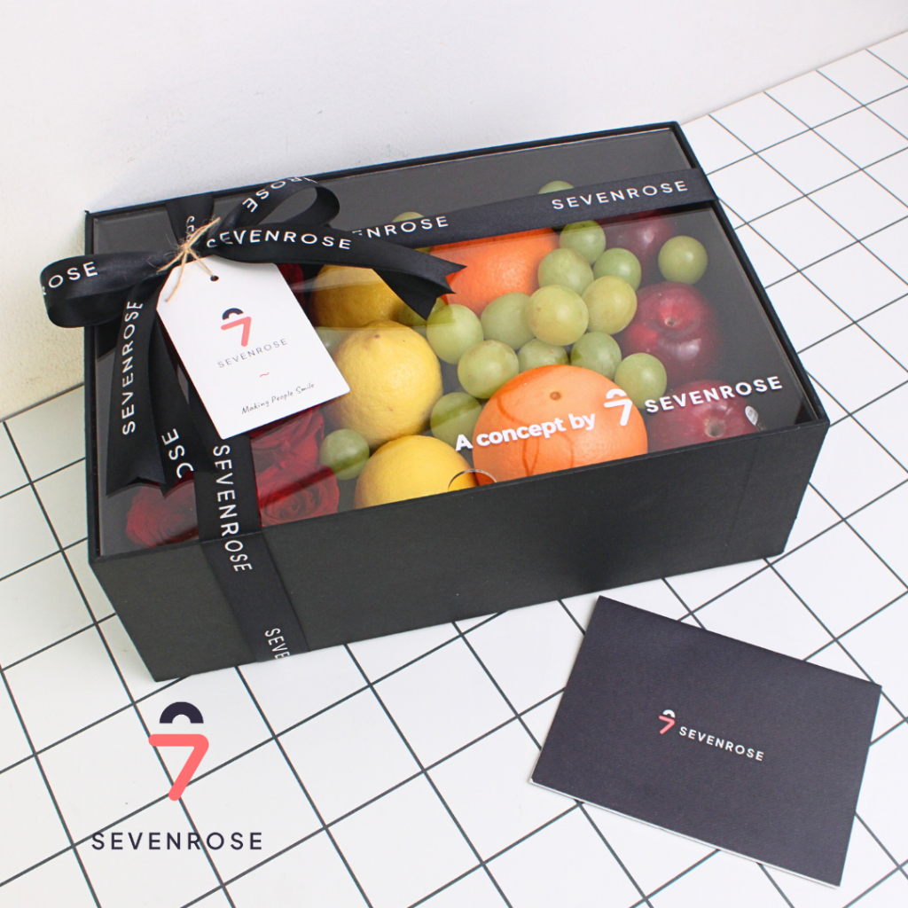 

Parcel Buah / Bunga Fresh Abadi / Bunga Buah Premium / Preserved Flower / Kado Special