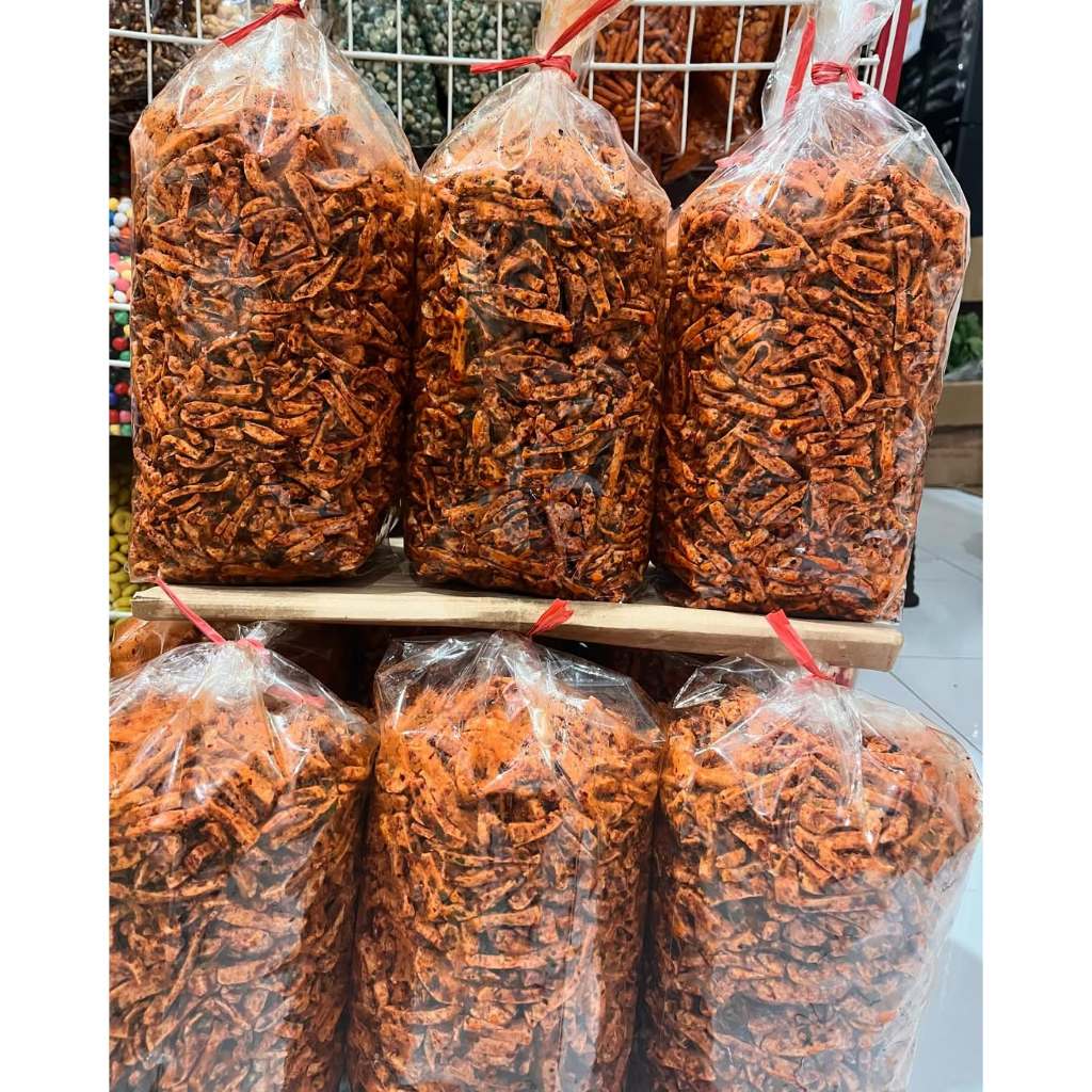 

Basreng pedas daun jeruk 1 kg / basreng cikruh extra pedas 1 kg