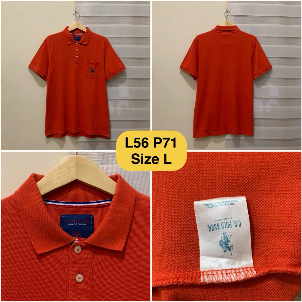 Poloshirt USPA Orange Pocket Original