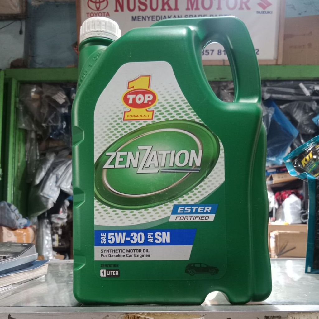 TOP 1 Zenzation 5W-30 Oli Mesin Bensin