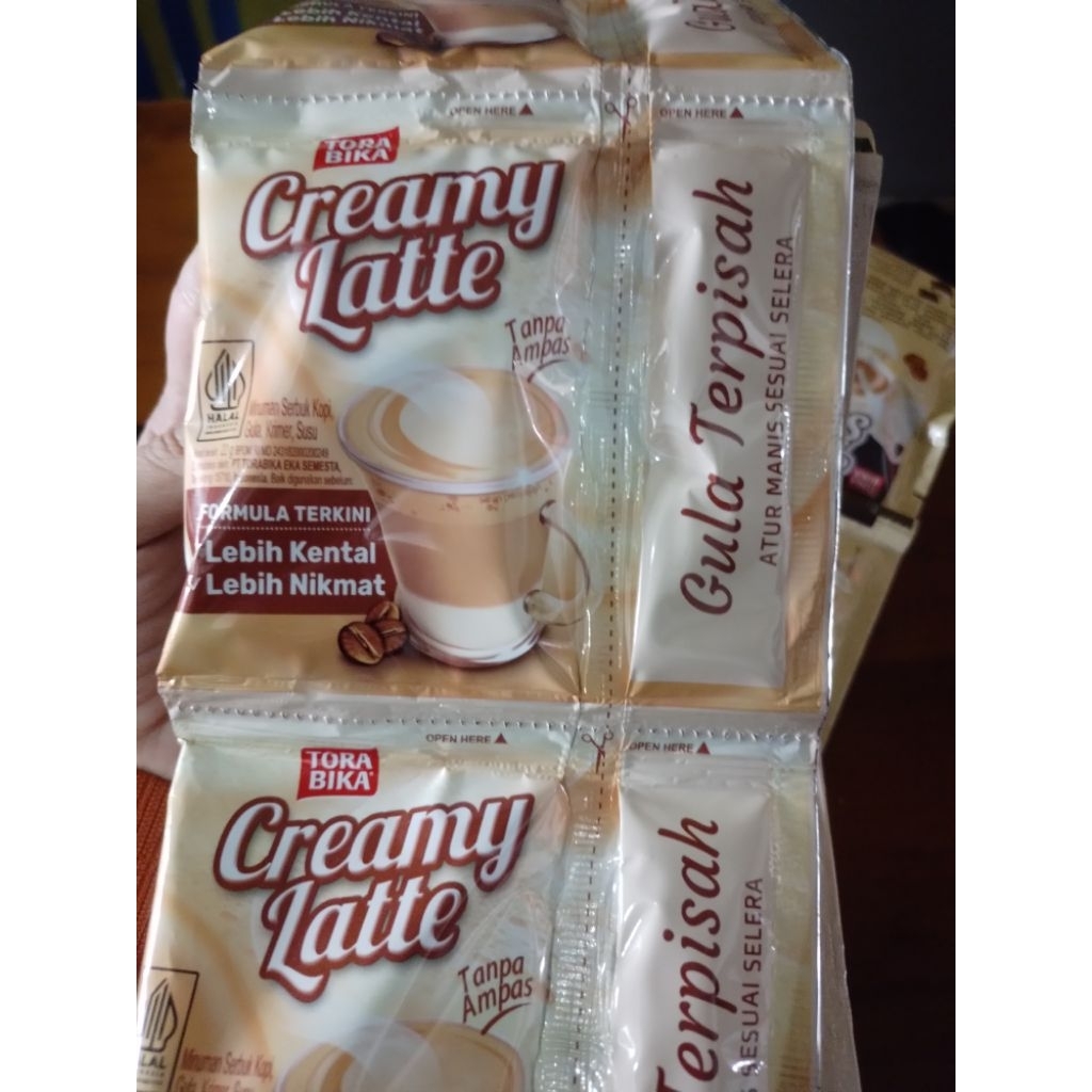 

tora bika/tora/kopi susu/creamy latte/creamy