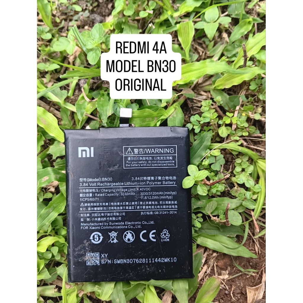 BATERAI ORIGINAL COPOTAN ( BN30 ) REDMI 4A