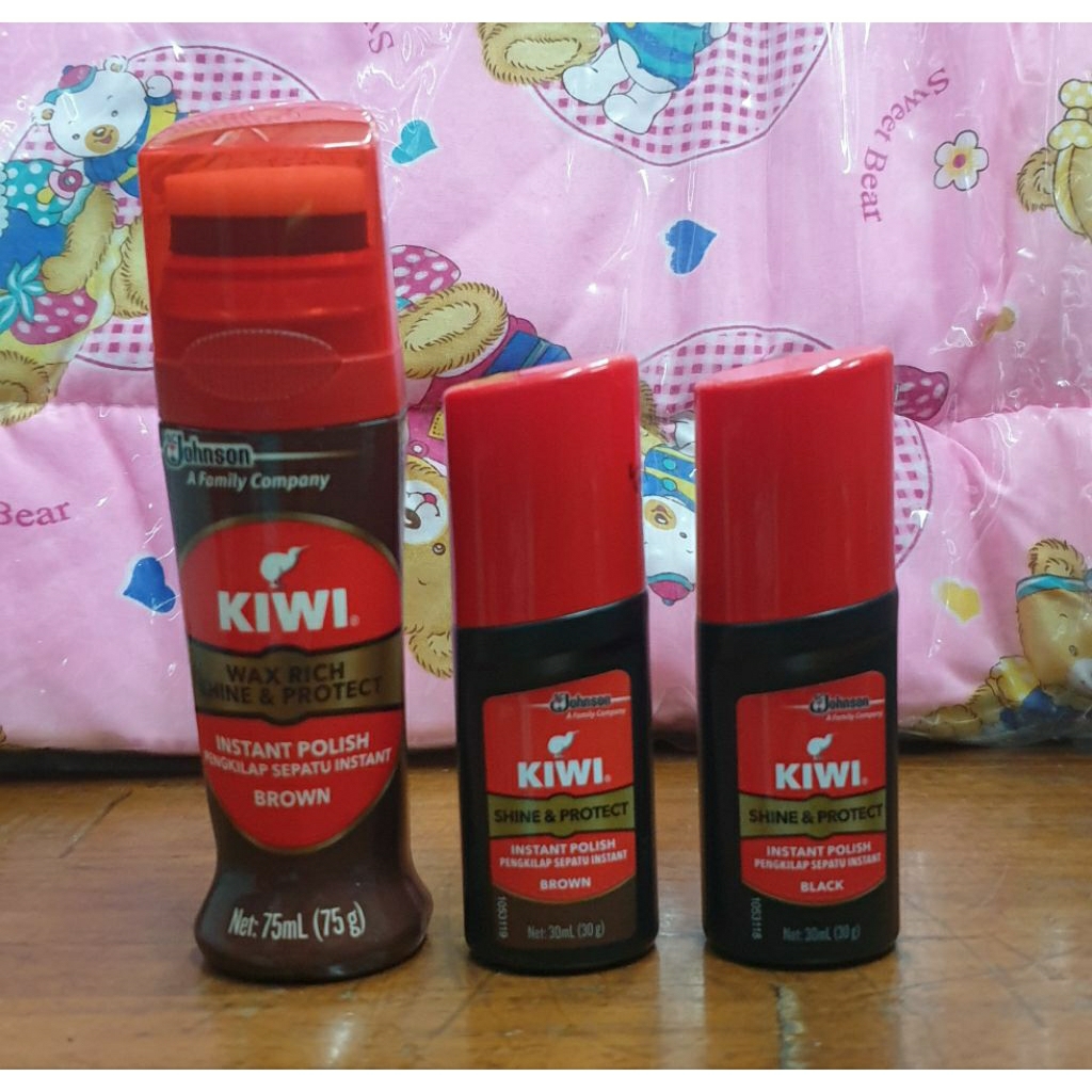 Semir sepatu Kiwi cair liquid