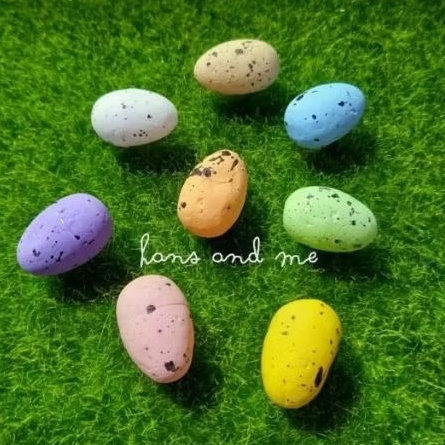 Hiasan Telur Paskah Kecil Gabus
