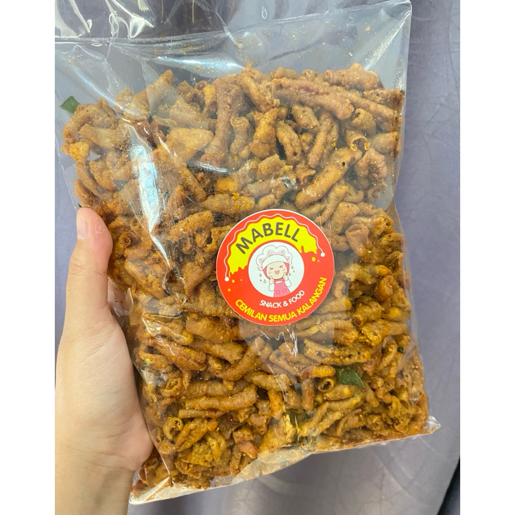 

Usus Crispy Pedas Daun Jeruk Ukuran Besar