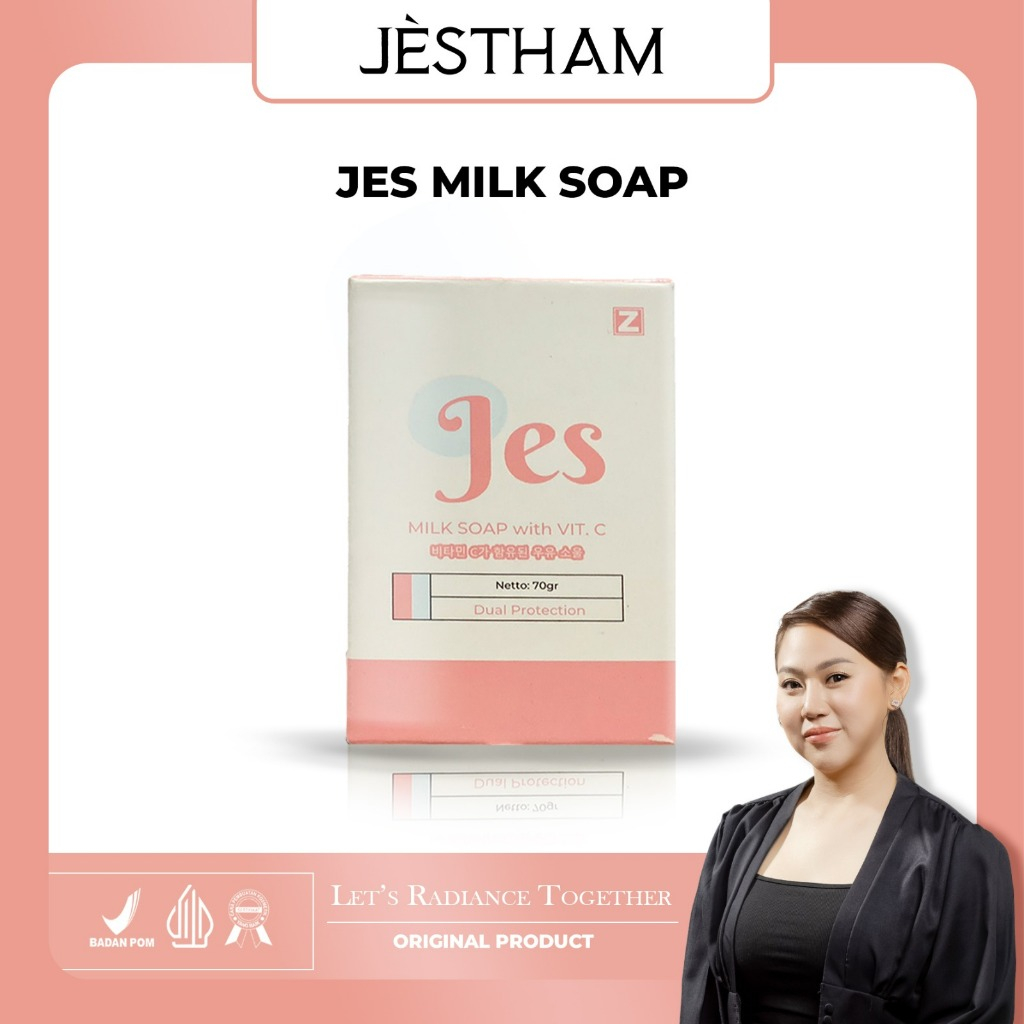 Jestham Milk Soap Inpuz (SI) - Mencerahkan Pencerah