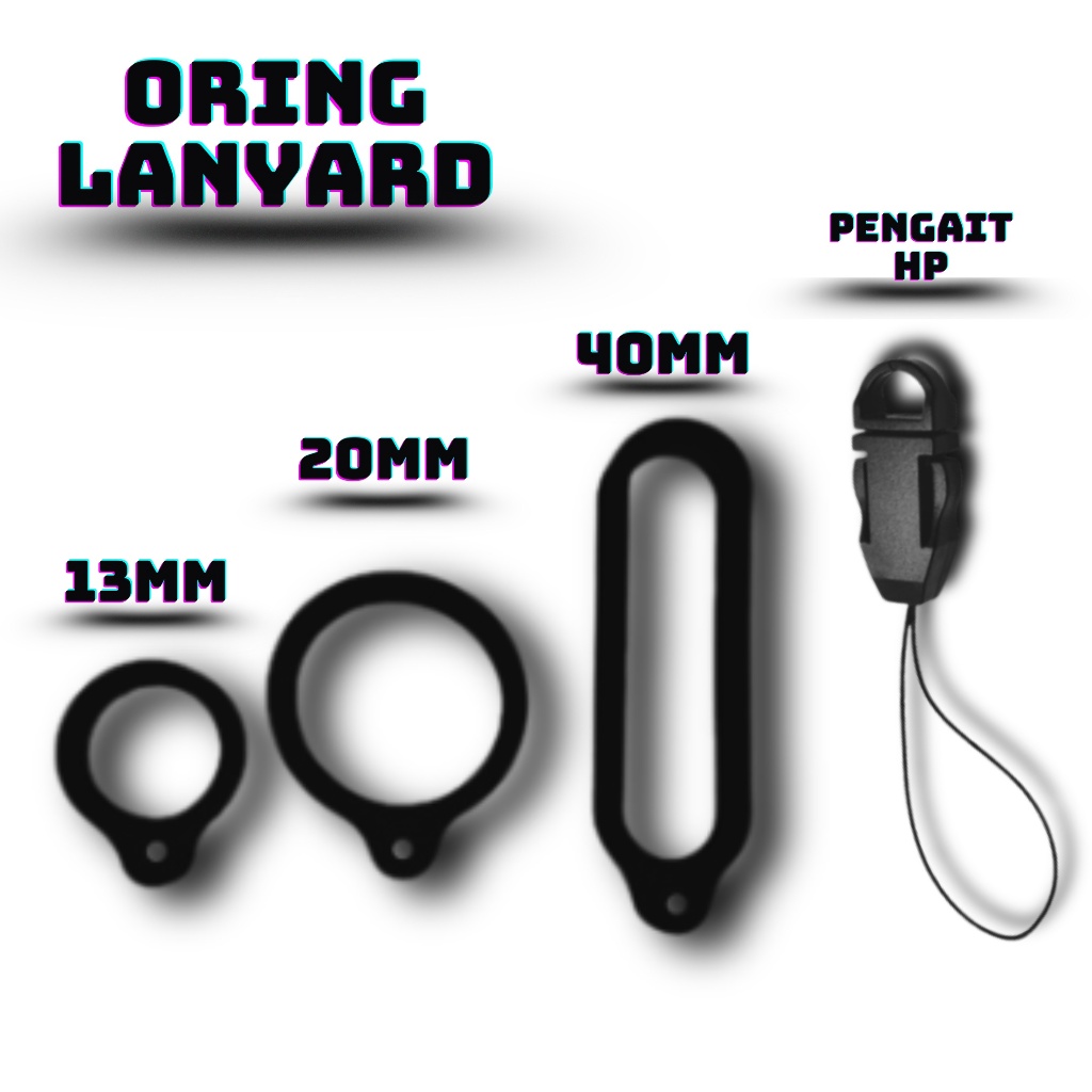 

Karet O Ring Tali Lanyard/gantungan 13 MM 20 MM 40 MM
