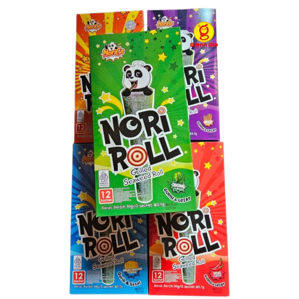 

Nori Roll Norigo Rumput Laut Panggang Box isi 12 pcs