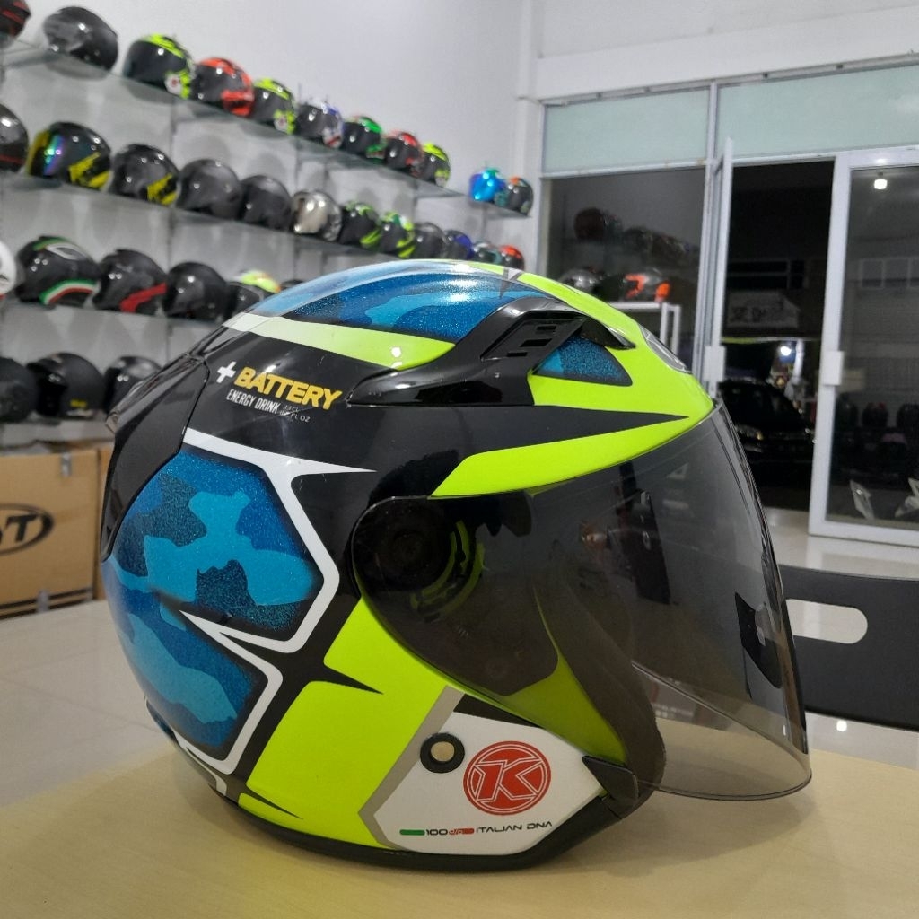 KYT OPEN VENOM ALEIX ESPARGARO BEKAS - L