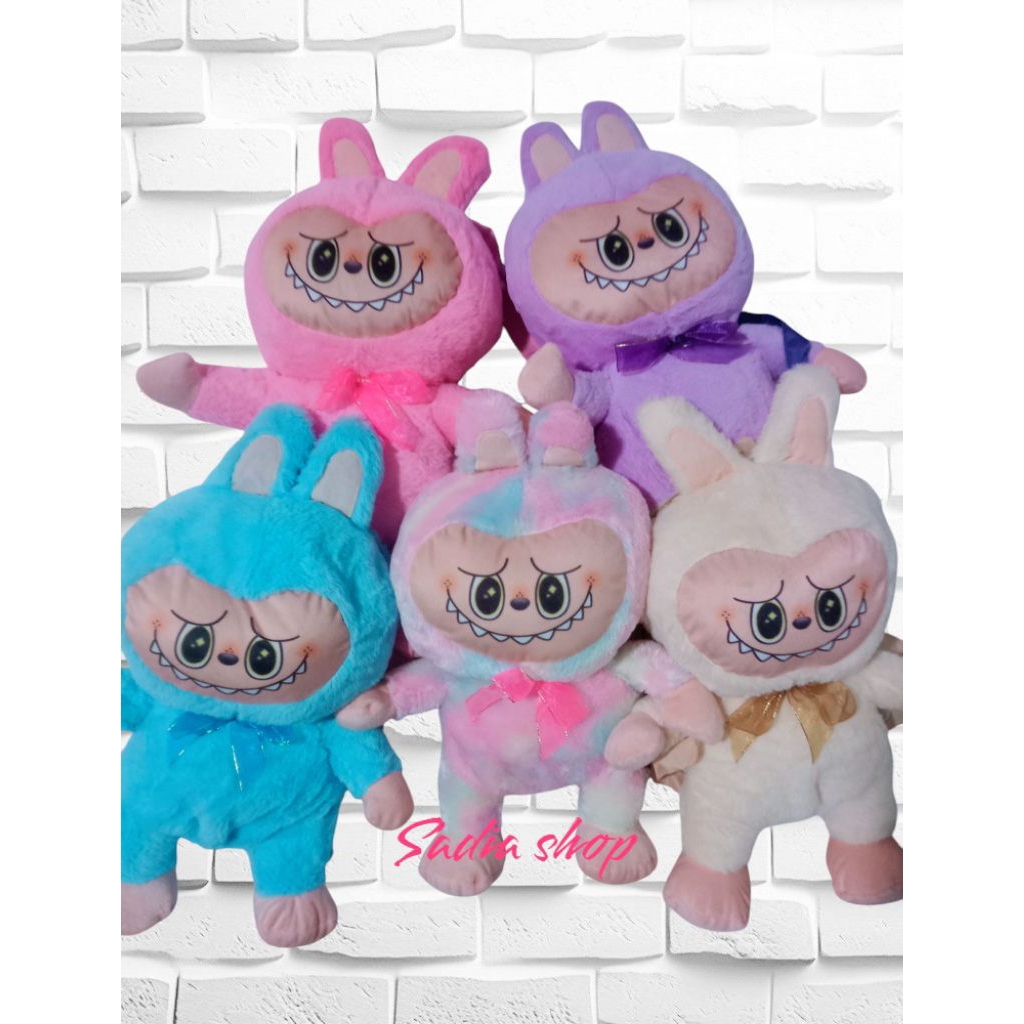 Tas Ransel Boneka Labubu Full Badan Masuk Buku