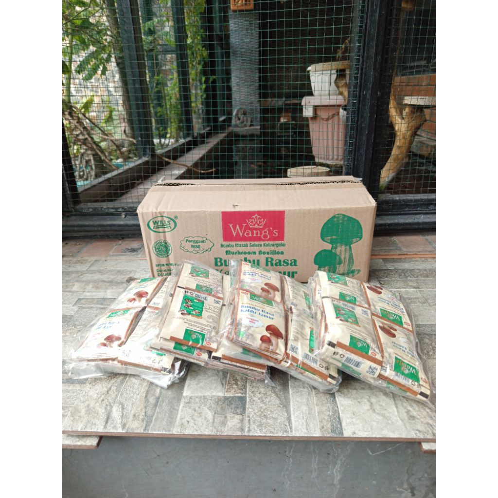 

PROMO Wang's Bumbu Rasa Kaldu Jamur 6g 1 Dus 10 Pack 240 Sachet
