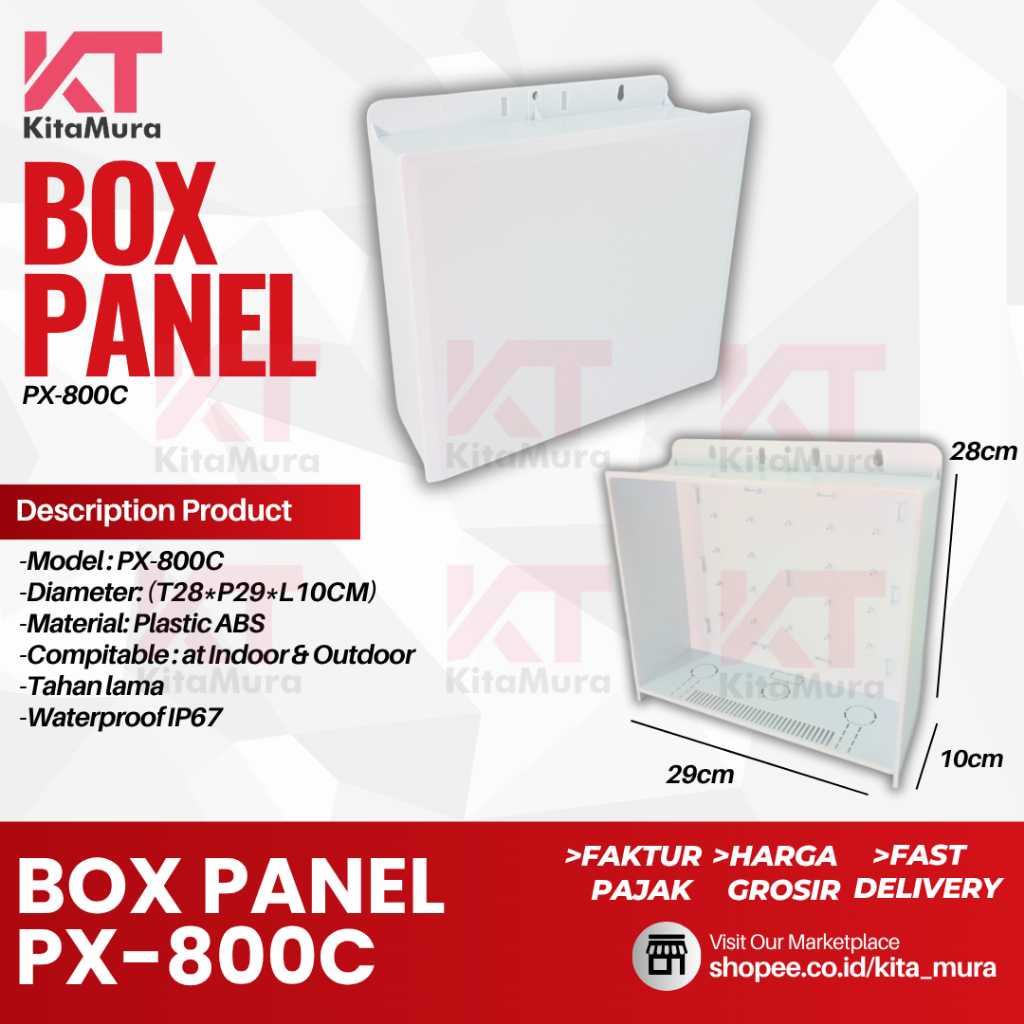 Box Panel Listrik Outdoor 800 || Box Panel Listrik-Waterproof