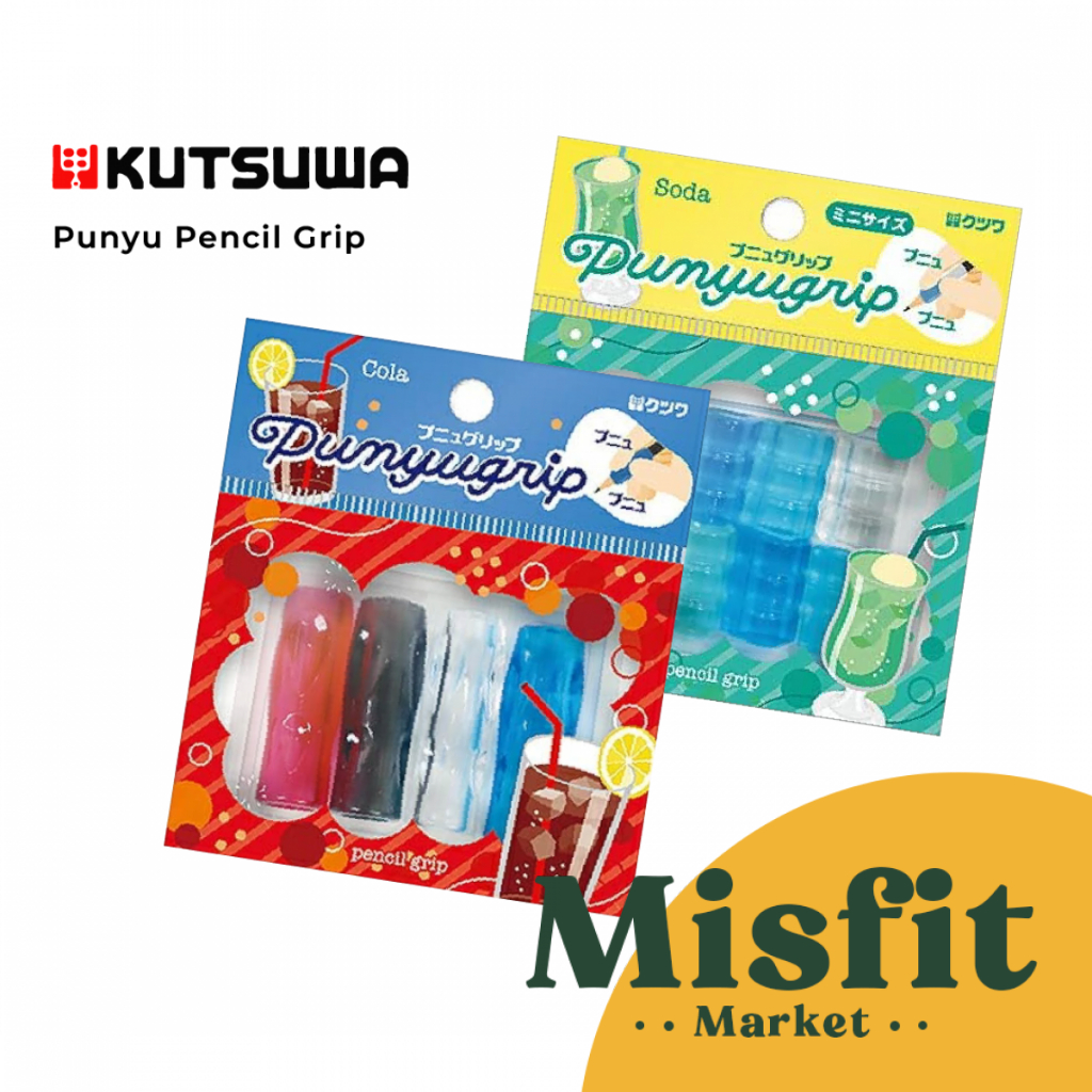 

KUTSUWA Punyu Pencil Pen Grip Silicone Anti Slip Pulpen Pensil Silikon Selip