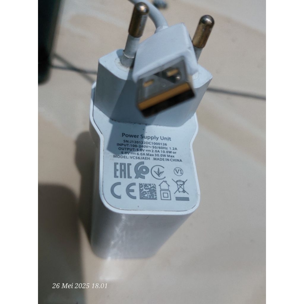 CHARGER ORI REALME X3 SUPERZOOM