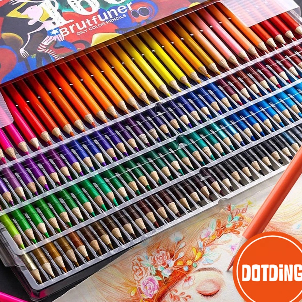 

KODE F74C COD 48721216 Warna Minyak Profesional Pensil Warna Set Artis Lukisan Sketsa Kayu Warna Pensil Seni Sekolah perlengkapan