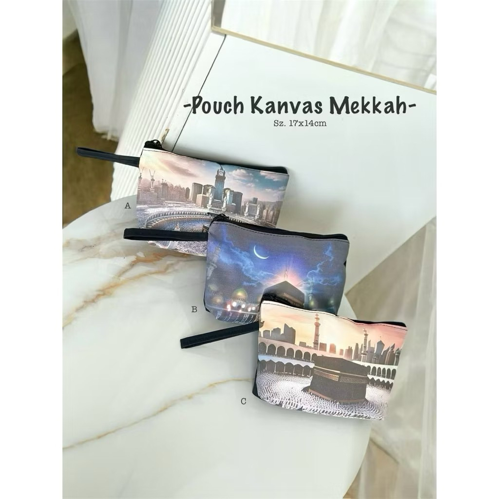 Oktaviana New Arrival Pouch Kanvas Mekkah