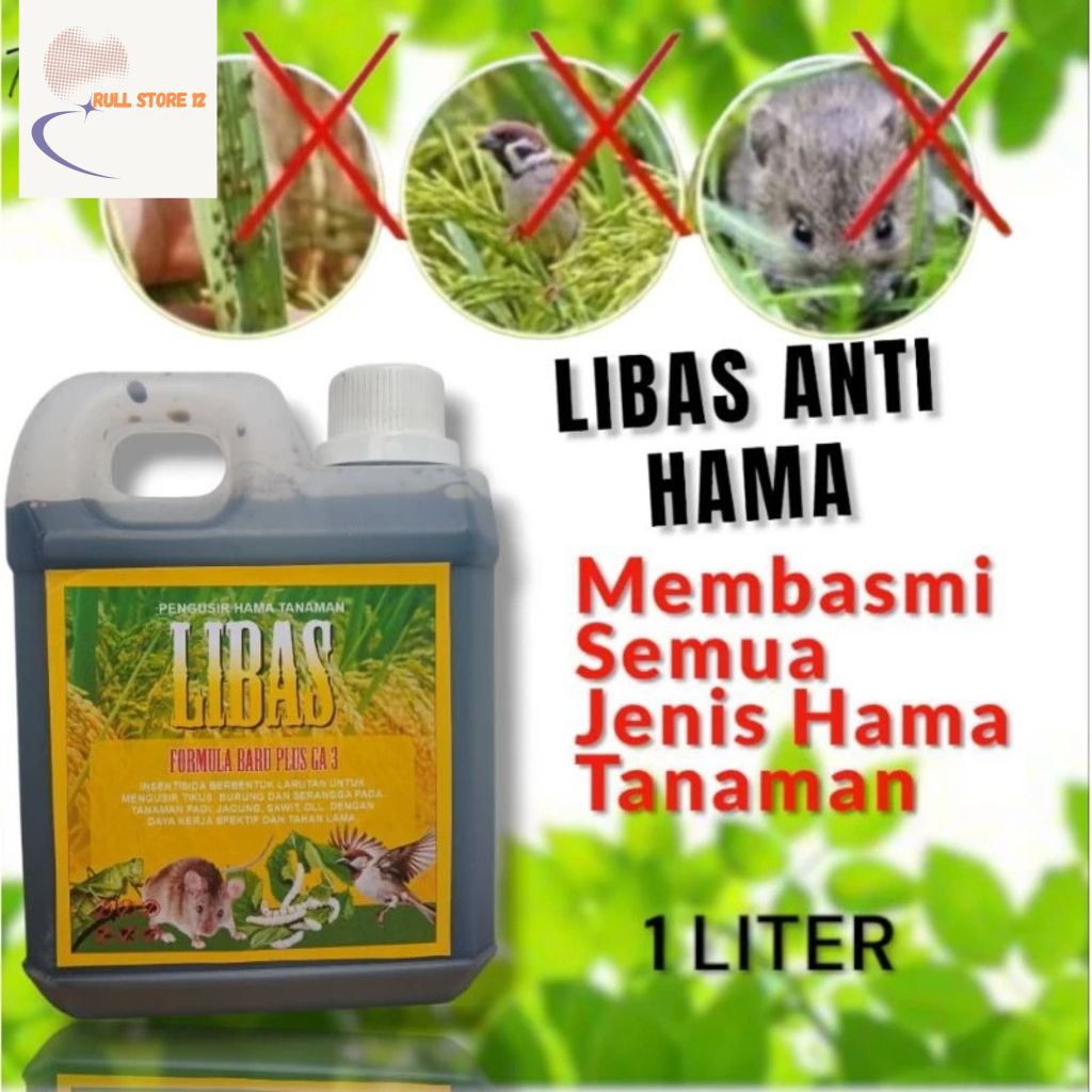 LIBAS 1Liter - Pembasmi Hama Semua Tanaman Racun Tikus Ulat Burung