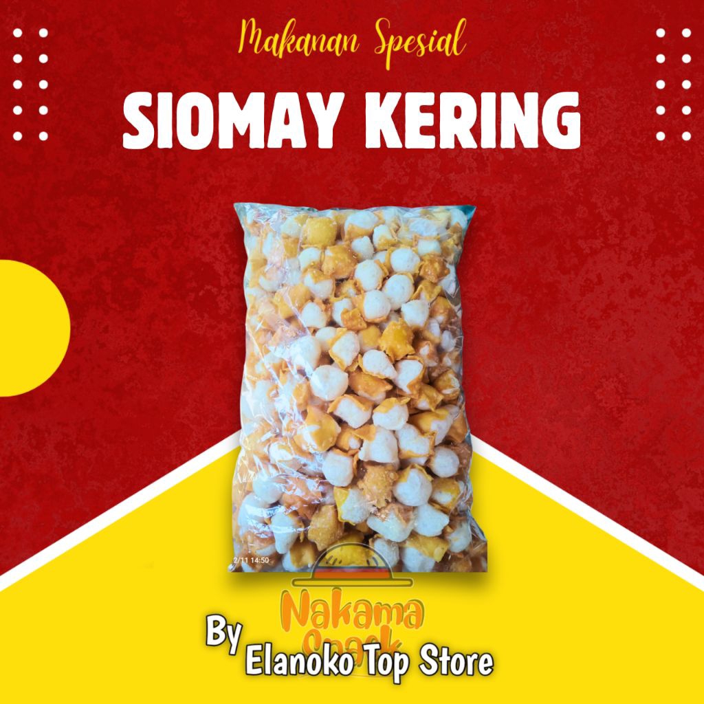 

Siomay kering 1kg enak, topping seblak baso aci & makanan kuah