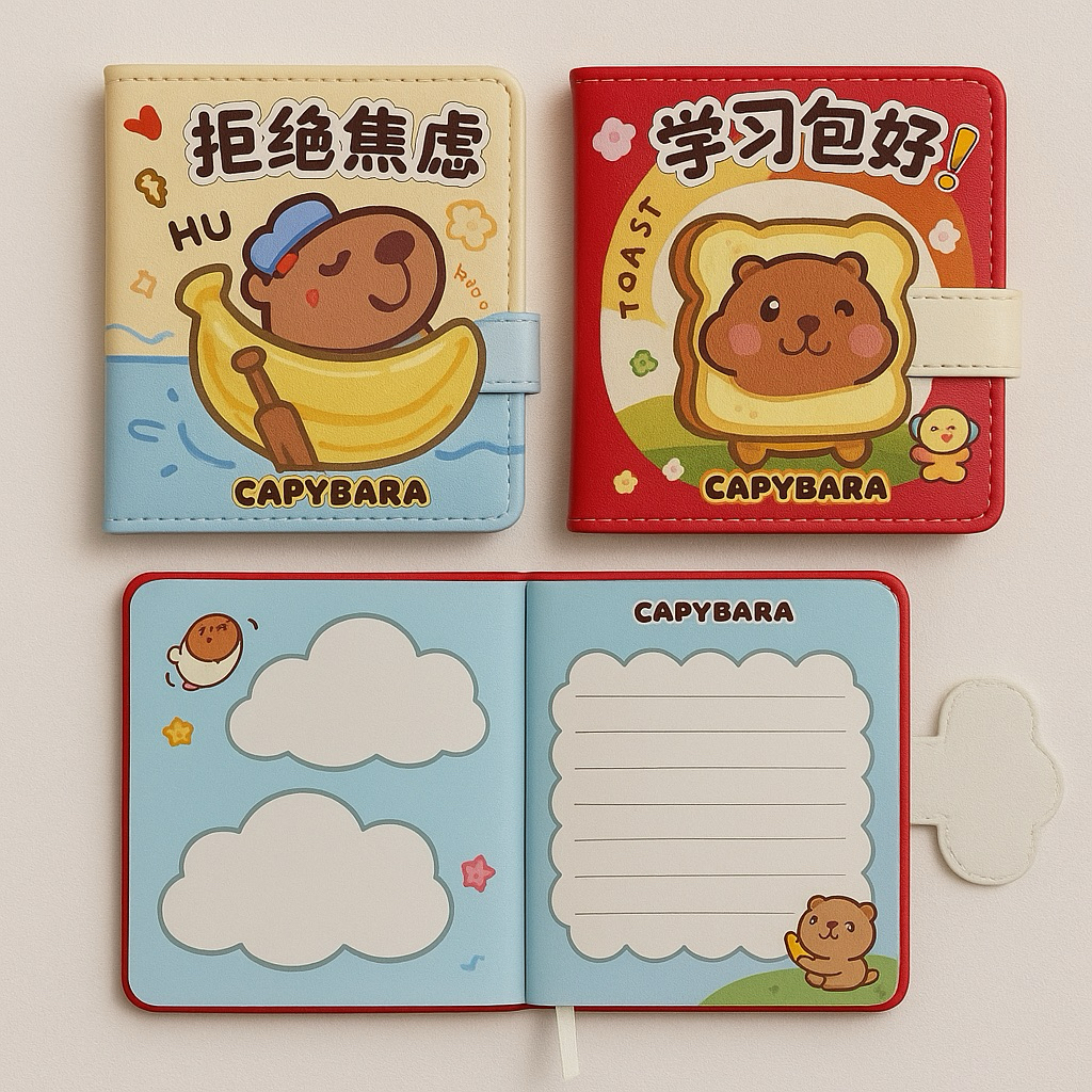 

Scoop Buku Tulis / Notebook Capybara 13x13.5cm 71280500