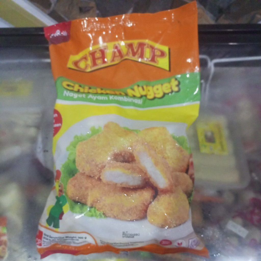 

CHAMP CHICKEN NUGGET, nugget ayam kombinasi 900 gram
