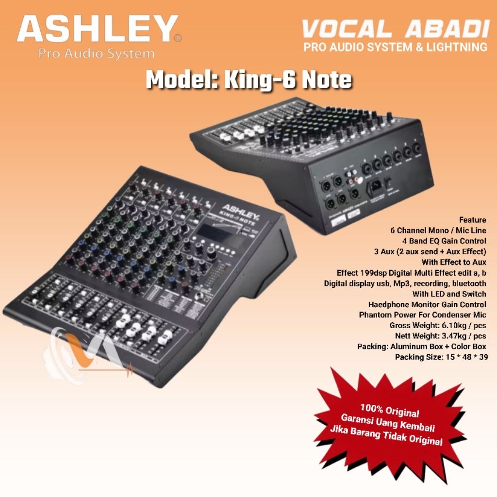 MIXER ASHLEY KING-6NOTE