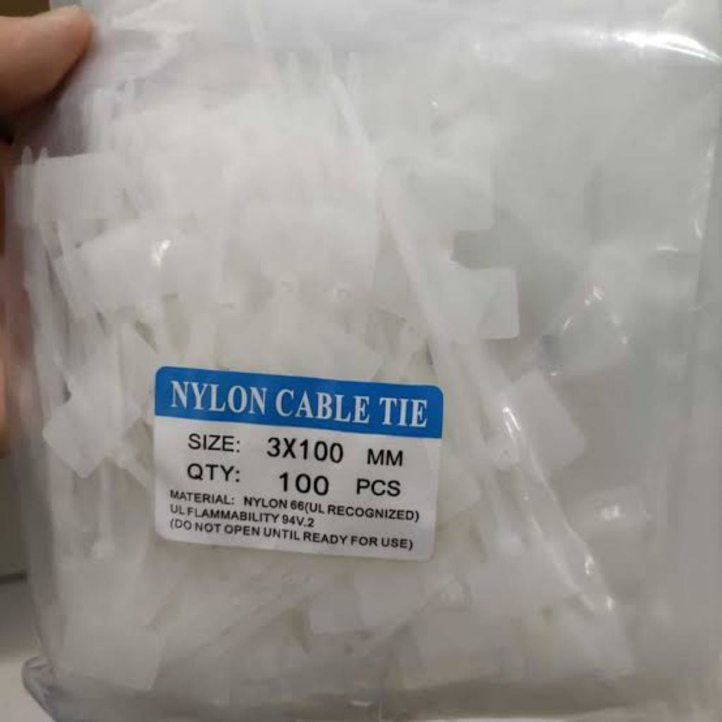 

167. Kabel Ties Tag Name ukuran 3.0 x 100mm dan 4.0 x 150mm
