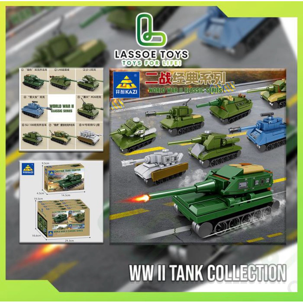 Mainan Lego WWII Tank Collection