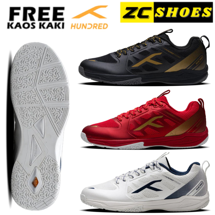Hundred VELOCITY Z HBFS-4M001 - Sepatu Badminton Original Hundred