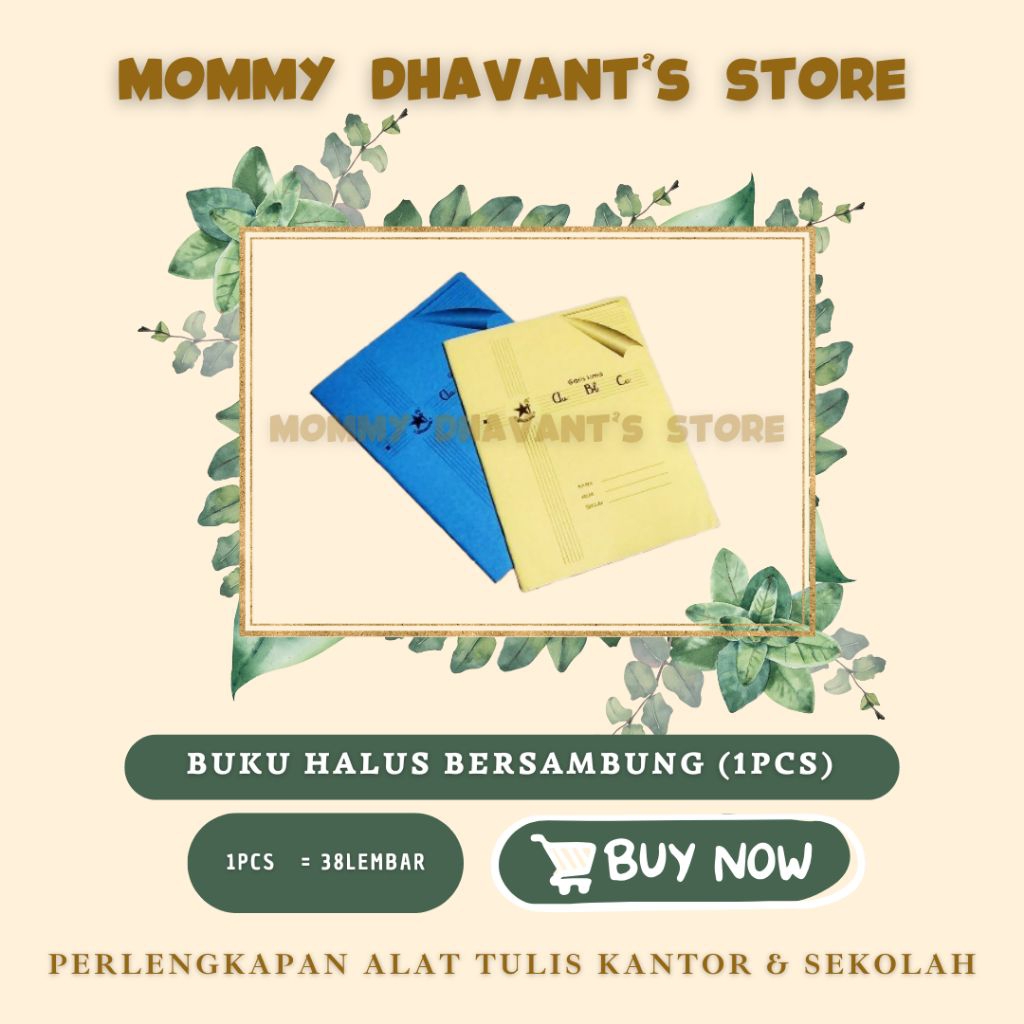 

MD (ECER 1PC) Buku Elok Bersambung / Buku Garis Halus / Buku Garis Lima / 5 Garis / Buku Halus / Buku Tulis Huruf Sambung