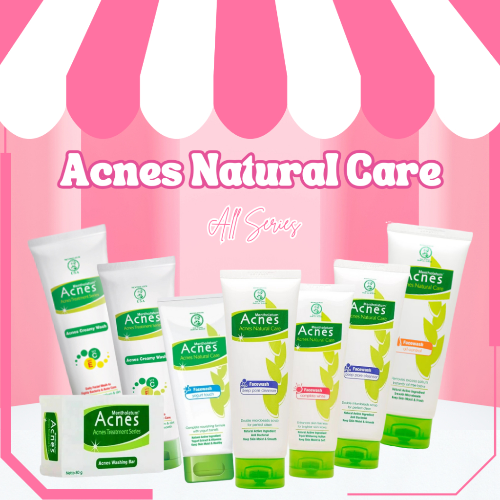 ACNES Creamy Facial Face Wash  Sabun cuci muka / Complete White / Deep Pore Cleanser / Oil Control /