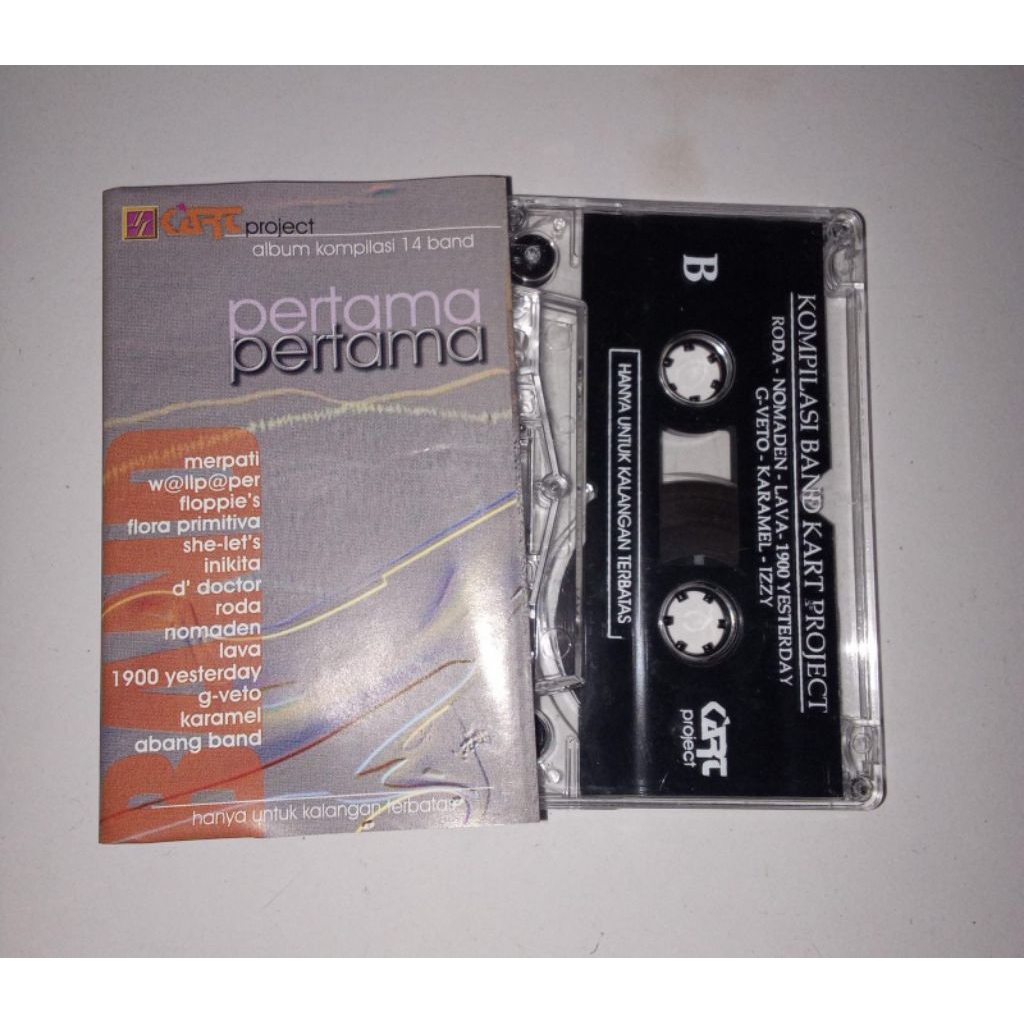kaset pita kompilasi band kart project | merpati band , karamel band, inikita dll.